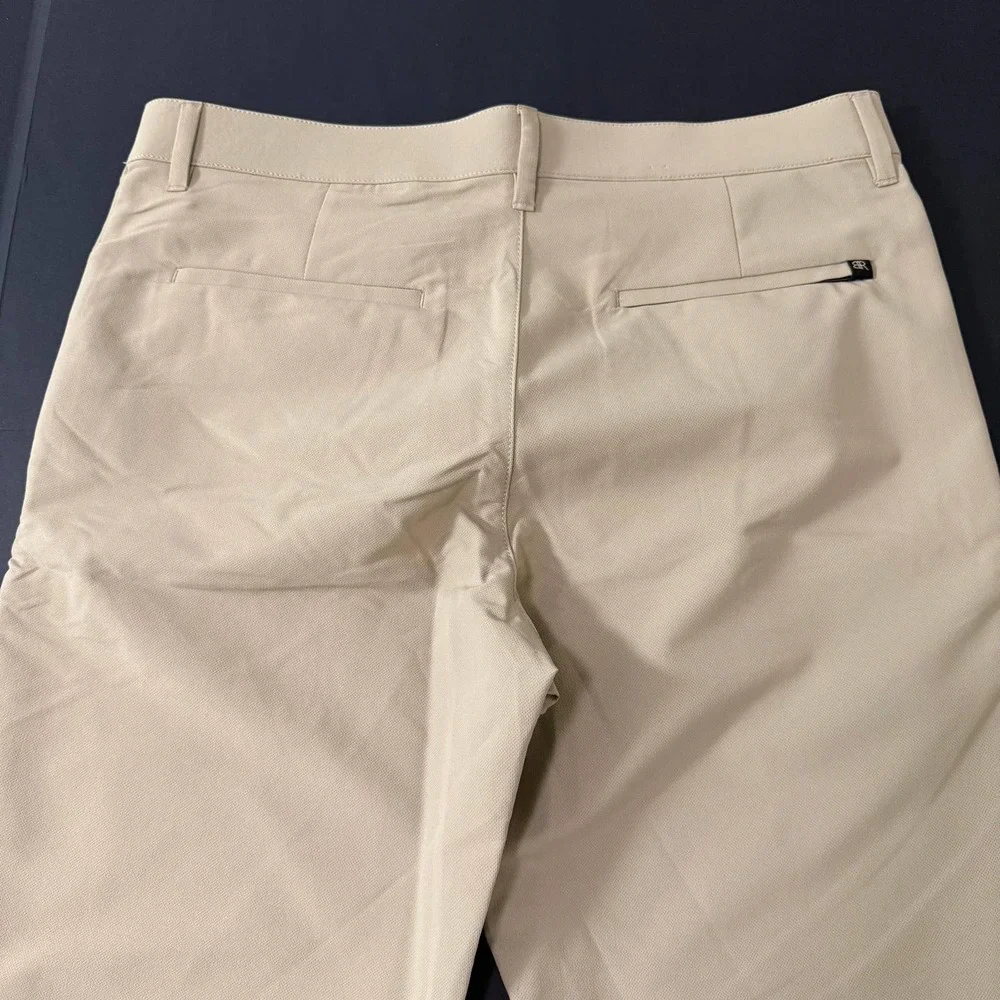 Banana Republic Mens Core Temp Performance Chino Pants Khaki Tan Size 32